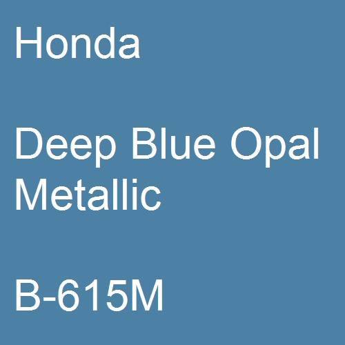 Honda, Deep Blue Opal Metallic, B-615M.